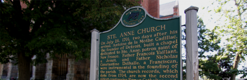 Parish History - Sainte Anne de Detroit