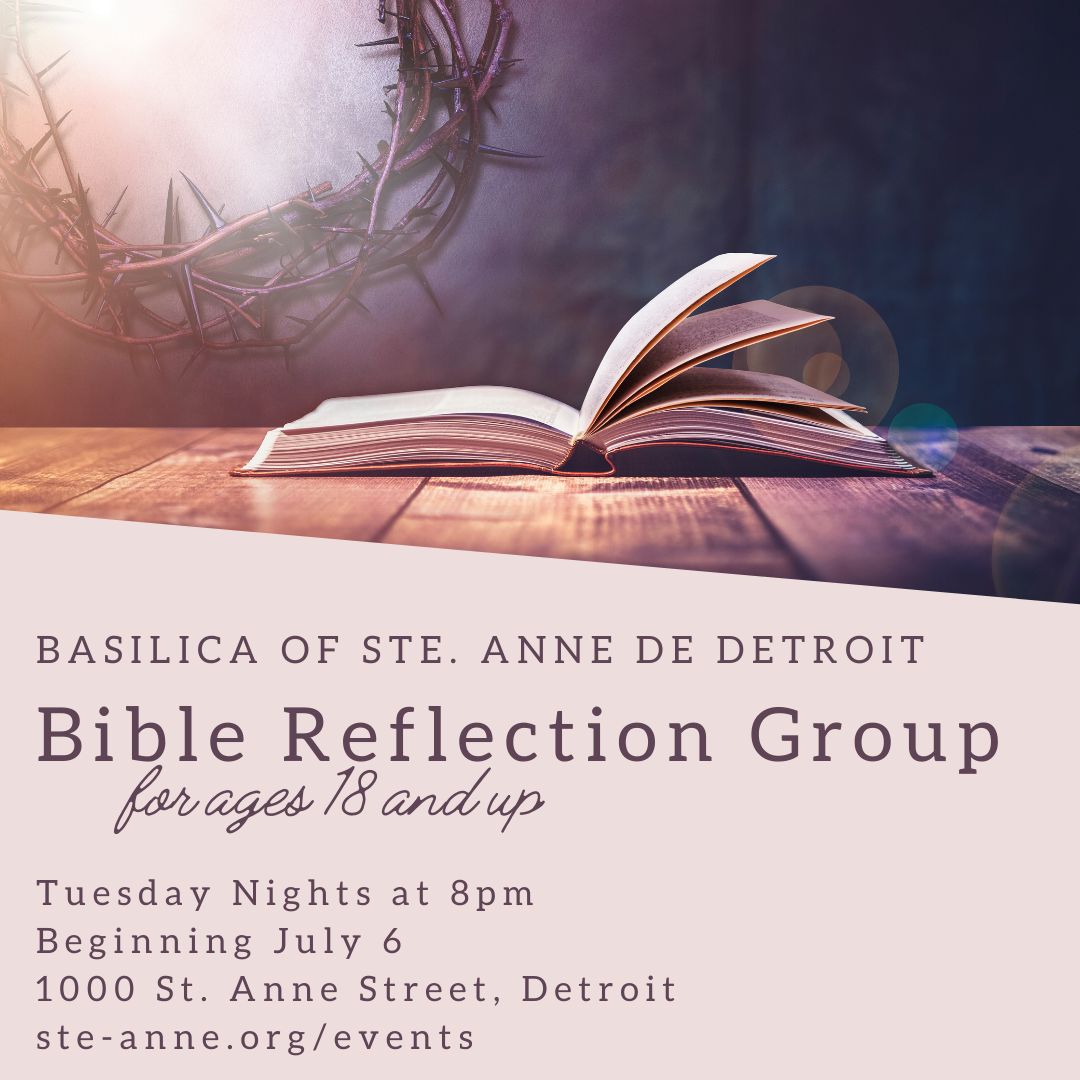 Bible Reflection Sainte Anne De Detroit